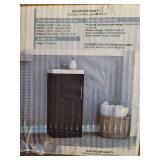 Modern Black Bathroom Vanity Cabinet