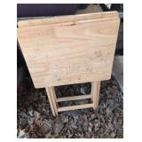 Wooden Folding TV Tray Table (2)