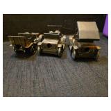 Model T Ford Brass Pencil Sharpeners Set