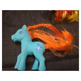 My Little Pony G1 Rainbow Trio with Stable