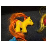 My Little Pony G1 Rainbow Trio with Stable