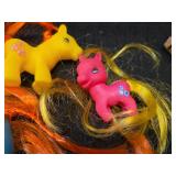 My Little Pony G1 Rainbow Trio with Stable