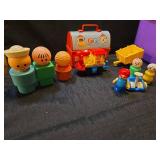 Vintage Fisher Price Little People Play Family Sets
