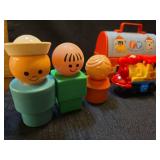Vintage Fisher Price Little People Play Family Sets