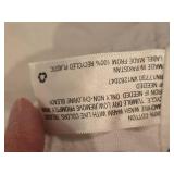 White and black snowflake pattern, Queen size flannel sheet set