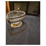 Heart Shaped Metal Filigree Candle Holder and Love picture collage frame Valentine