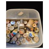 Complete Sewing Notions Collection with Storage Box