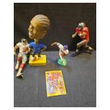 Sports Memorabilia Collection - Starting Lineup Figures & Card