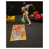 Sports Memorabilia Collection - Starting Lineup Figures & Card