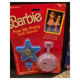 1980s Barbie Accessories Lot - Fashion Packs and Display Stand