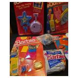 1980s Barbie Accessories Lot - Fashion Packs and Display Stand