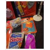 1980s Barbie Accessories Lot - Fashion Packs and Display Stand