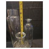 Decorative Glass Bottle Set