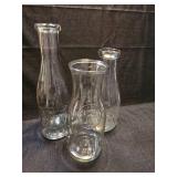 1976 Liberty Bell Glass Milk Bottles Set