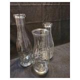 1976 Liberty Bell Glass Milk Bottles Set