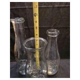 1976 Liberty Bell Glass Milk Bottles Set