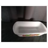 Glasbake Garden Harvest 2 Quart Casserole Dish