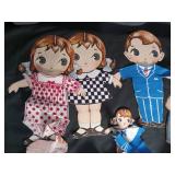 1920s Paper Doll Set with Clothing