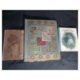 Victorian Era Book Collection with Decorative Cover