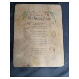 My kitchen prayer wooden board