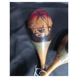 Hawaiian Sunset Wooden Maracas