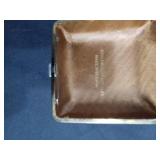 Bradley Travel Alarm Clock in Leather Case