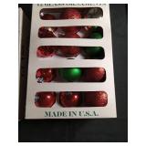 American Made Glass Christmas Ornaments - Set of 12