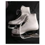 White Figure Ice Skates size 7