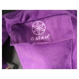 Gaiam Purple Yoga Mat with Carrying Bag