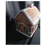 Ceramic Christmas Gingerbread House Cookie Jar