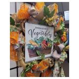 Homegrown Vegetables Garden Wreath