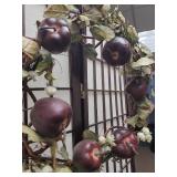 Decorative Apple Garland with White Flowers
