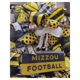 Mizzou Football Decorative Mesh Wreath