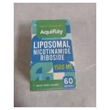 Aquifolly Liposomal Nicotinamide Riboside 1500mg. EXP: 12/17/2023