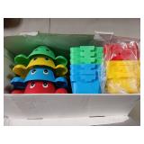 16 Pcs Balance Beam and Stepping Stones for Kids - 4 Turtle Shape Stepping Stones and 12 Connectable Beams with Sound Feature,Color Spinner, Riddle Cards, Fun Balance Training and Obstacle Course