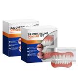 Silicone Reline Denture Set - Included Upper and Lower Dentures -2PCs
