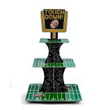 3-Tier Football Theme Party Cardboard Cupcake Stand for Kids Birthday Party Football Party Games Decoration
