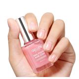 GELLEN Clear Nail Polish Base Coat Sheer Tinted Pink, Natural Color Regular Nail Polish, Calcium Formula Strengthens Nails, Enhances Natural Look, Quick Air Dry, Hema Free, Non-toxic, Anti-yellowing