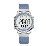 Hearkent Pedometer Watch for Women-Step Tracker Watch with Calories Counter-Non Bluetooth Pedometer Watches-LCD Large Numbers-30M Waterproof Watch-Wrist Watch Step Counter for Walking(Blue)