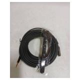 3.5mm Extension Cable 50 Feet, Long Male to Female Auxiliary Audio Stereo Cable, Headphone Extension Cord, Hi-Fi Sound, Gold Plated Connectors, OFC Core, Black, (with 5 pcs Cable Ties) - 50ft