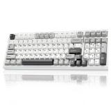 AULA F99 Wireless Mechanical Keyboard,Tri-Mode BT5.0/2.4GHz/USB-C Hot Swappable Custom Keyboard,Pre-lubed Linear Switches,RGB Backlit Computer Gaming Keyboards for PC/Tablet/PS/Xbox