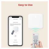 SwitchBot Hub Mini Smart Remote - IR Blaster, Link SwitchBot to Wi-Fi (Support 2.4GHz), Control TV, Air Conditioner, Compatible with Alexa, Google Home, IFTTT (White)