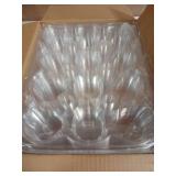 Gencywe (12 Pack x 20 Sets) Stackable Cupcake Carrier with 240 Pack Liners, Plastic Cupcake Boxes Holders for 12 Cupcakes, High Tall Dome Lid Cupcake Containers, Clear Disposable Cupcake Trays