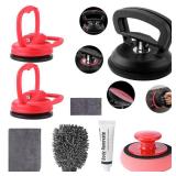 Car Dent Puller, 8 Packs Dent Remover Tool for Car Dent Repair, Versatile Suction Cups Puller with Strong Suction & Effortless Handle for Auto Body, Glass, Fridge, Tile Lifting & Objects Moving