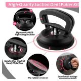 Car Dent Puller, 8 Packs Dent Remover Tool for Car Dent Repair, Versatile Suction Cups Puller with Strong Suction & Effortless Handle for Auto Body, Glass, Fridge, Tile Lifting & Objects Moving