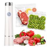 Kayiant Vacuum Sealer For Food (Compact Vacuum Sealers+ 30 Reusable Vacuum Bags), Powerful Handheld Vacuum Sealer for 10X Preservation & Fresh