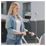 Evekea Gooseneck Tablet Holder, iPad Holder for Stroller/Treadmill/Golf Cart/Boat/Mic Stand/Wheelchair/Gym Bicycle Handlebar Clamp, Compatible with 4.7-12.9" Tablets and Phones,Galaxy, E-Readers