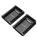 ORICO 2.5 SSD SATA to 3.5 Hard Drive Adapter Internal Drive Bay Converter Mounting Bracket Caddy Tray for 7 / 9.5 / 12.5mm 2.5 inch HDD / SSD with SATA III Interface(1125SS-2) 2Pack