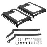 Racewill 2 Pack UTV Seat Bases: Lower and Recline Seat Base Accessories | Compatible with Polaris RZR 800/900, S 1000, XP 1000, XP Turbo, Turbo S, RS1