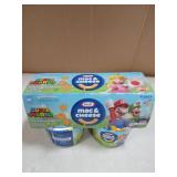 Kraft Mac N Cheese Microwavable Dinner with Super Mario Power-Up Shapes  4 1.9 oz Cups  Shelf-Stable